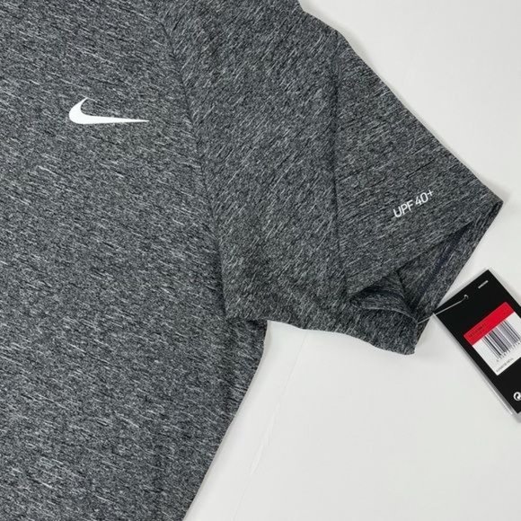 Nike Swim Dri Fit Men's Grey Upf 40 Sun Protection - Picture 4 of 11
